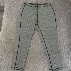 J. McLaughlin Reversible Scuba Stretch leggings XL